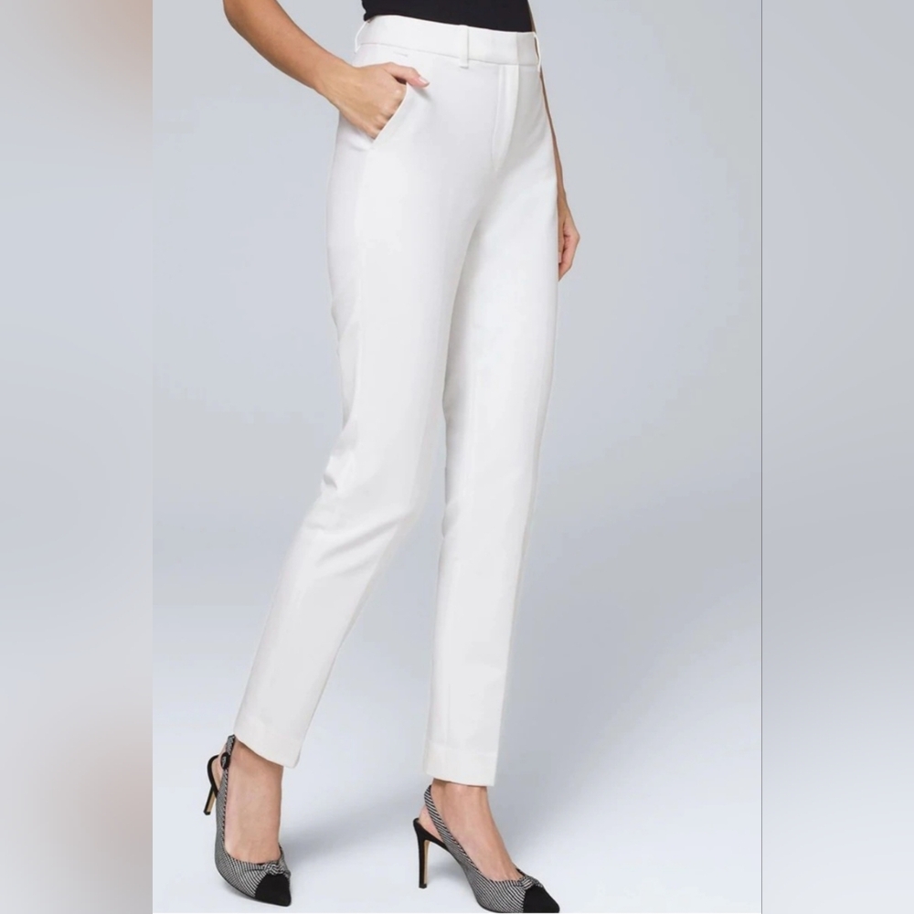 White House Black Market White Women's Pants - Picture 2 of 8
